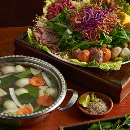Lẩu bò lá giang cỡ nhỏ 